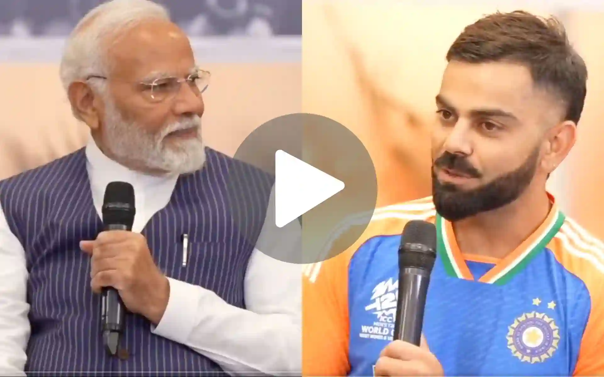 [Watch ] 'Mujhe Apna Ahankaar Chhodna Pada'- Kohli To PM Modi On His T20 WC Final Knock vs SA
